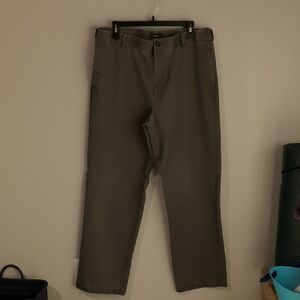 Dockers Darker Khaki / Gray Straight Chinos 36 x 34